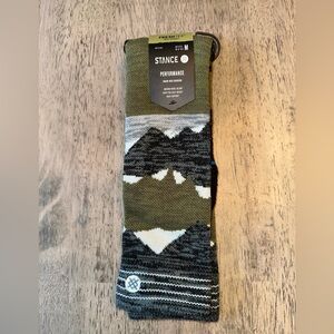 Stance Performance Socks - Olive and Black